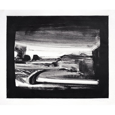 Christopher Benson, Large Black Window Monotype