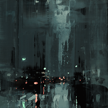 Jeremy Mann, Cityscape - Composed Form Study 32