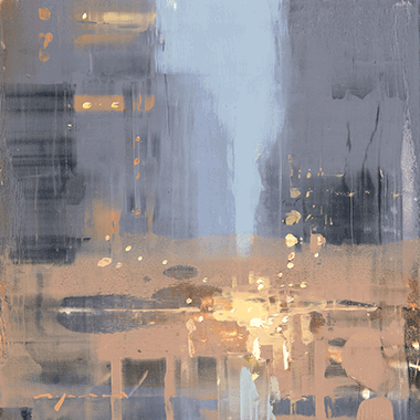 Jeremy Mann, Cityscape - Composed Form Study 34