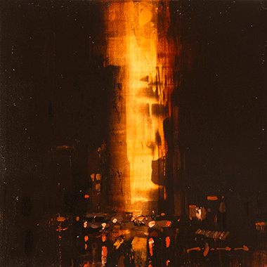 Jeremy Mann, Cityscape - Composed Form Study 35