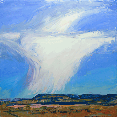 Louisa McElwain, Sunset Thunderhead, Galisteo