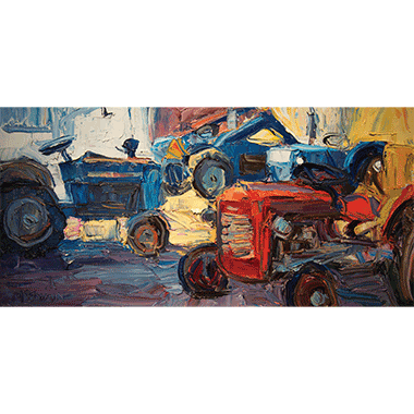 Louisa McElwain, The Yard at Sams Tractor Repair, 2008